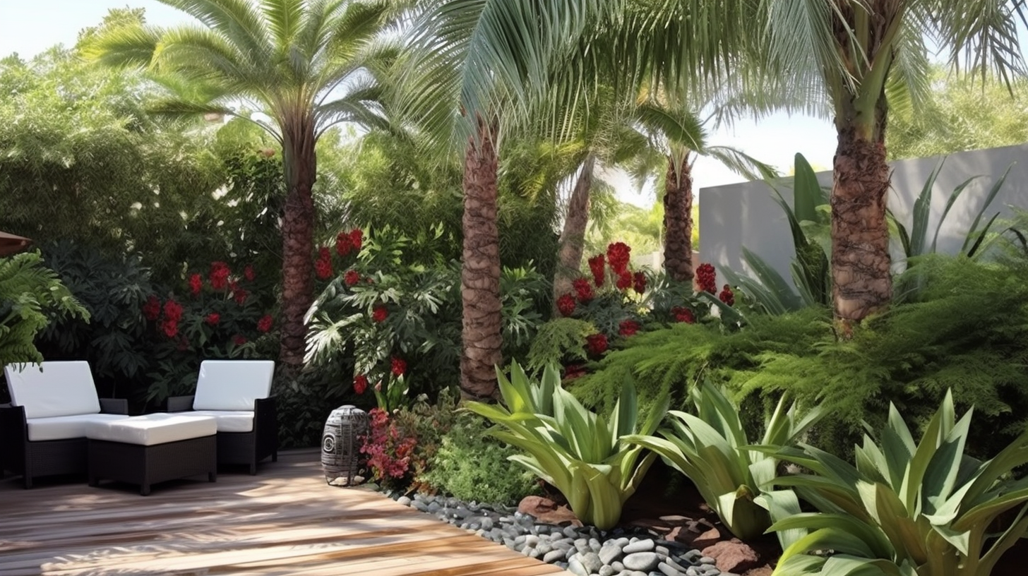 Palmeiras Em Paisagsimo