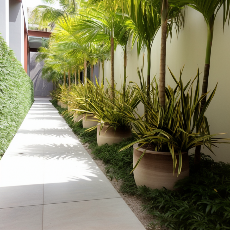 muro lateral corredor estreito paisagismo 02