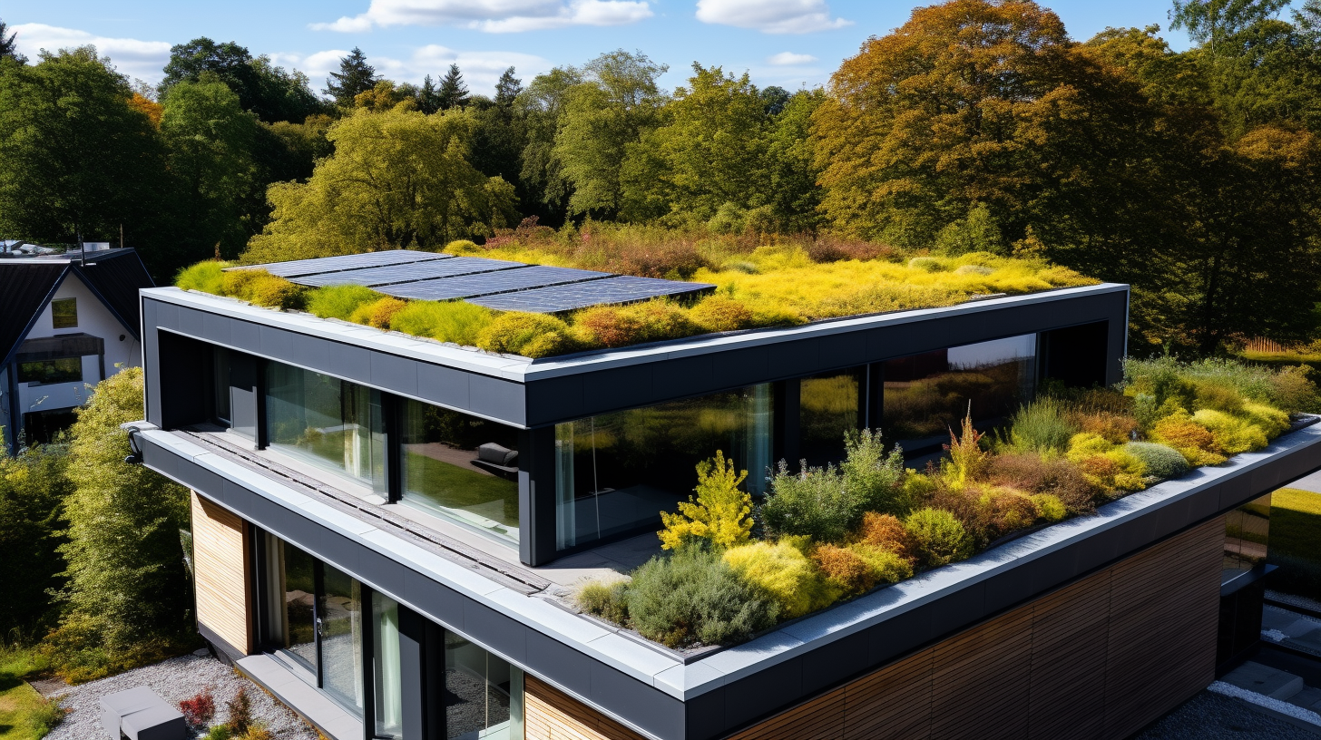 telhado verde paisagismo