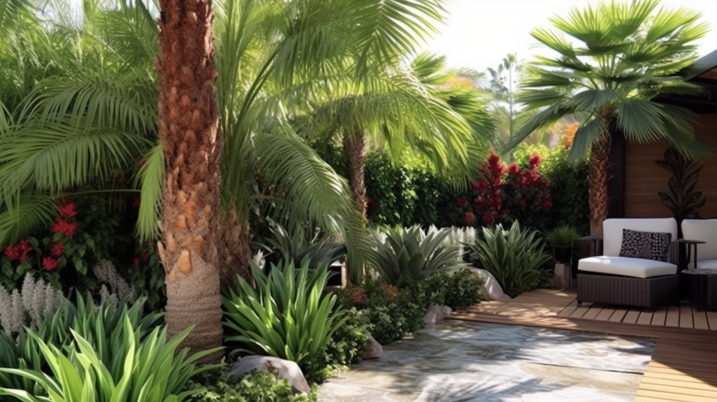 Palmeira Fenix em Paisagsimo