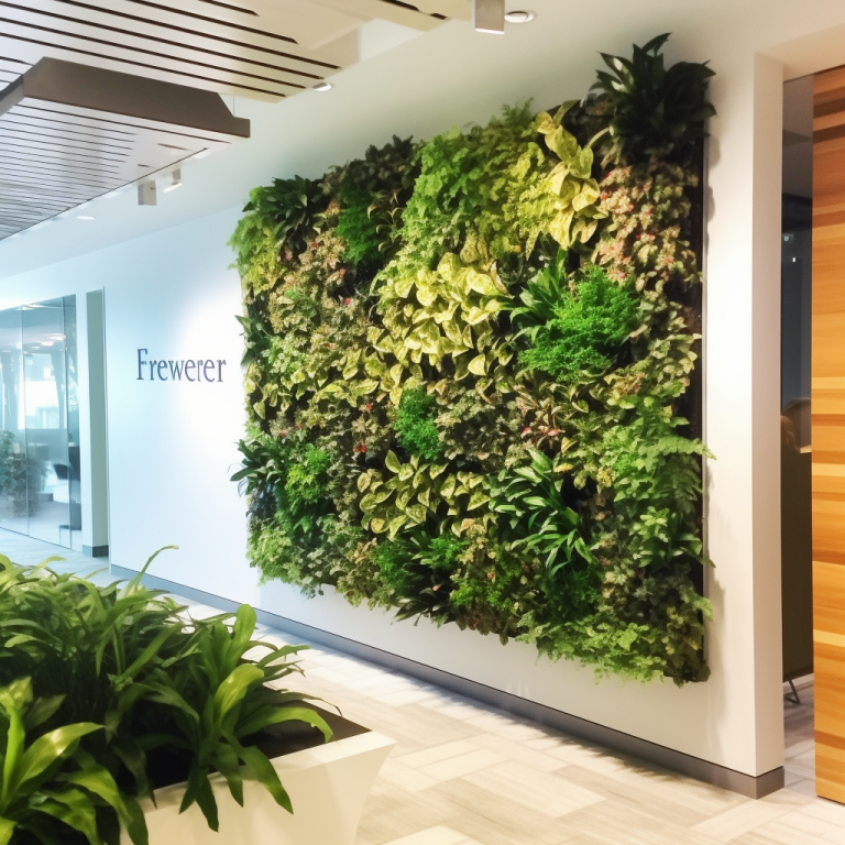 jardim vertical Painel selva urbana urban jungle