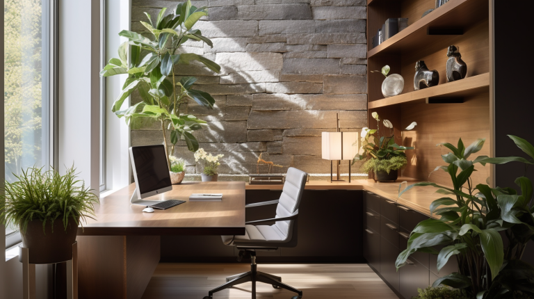 Home Office Ergonômico e Biofílico