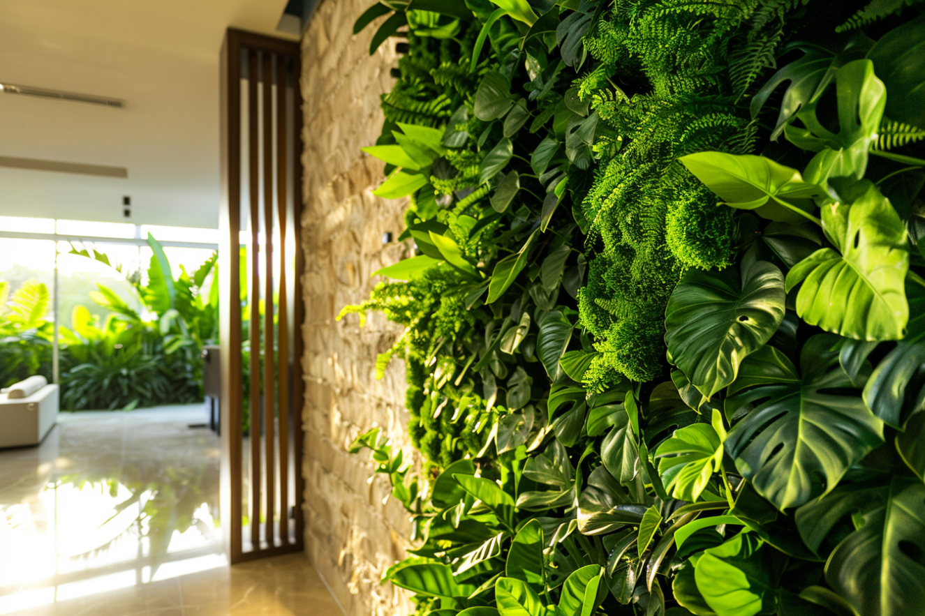 Jardim vertical em Apartamento