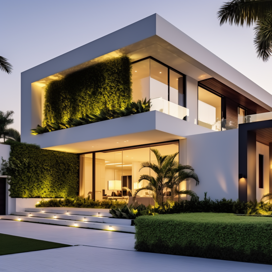 Jardim Vertical Na Fachada